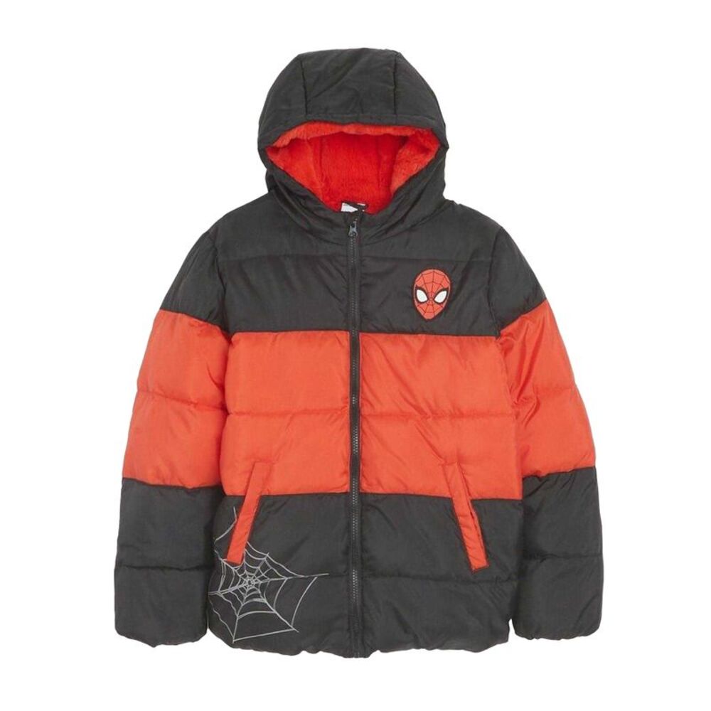 Spider-Man Boys Padded Puffer Jacket / Red/Black